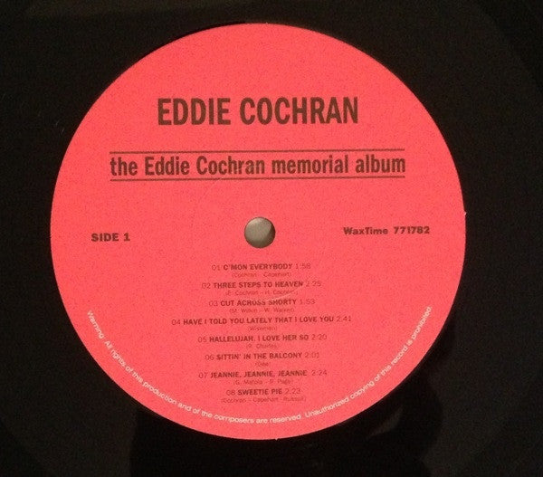 Eddie Cochran - The Eddie Cochran Memorial Album