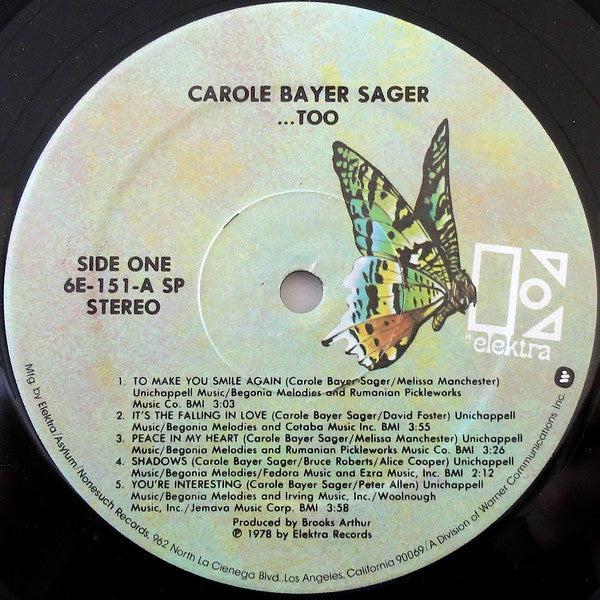 Carole Bayer Sager - ...Too