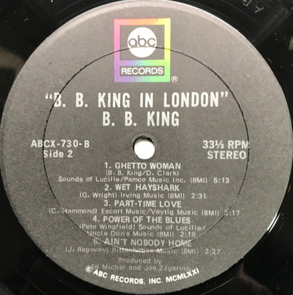 B.B. King - B.B. King In London