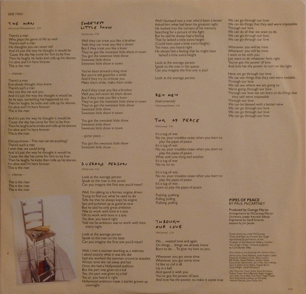 Paul McCartney - Pipes Of Peace