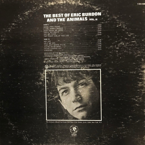 Eric Burdon & The Animals - The Best Of Eric Burdon And The Animals Vol. II