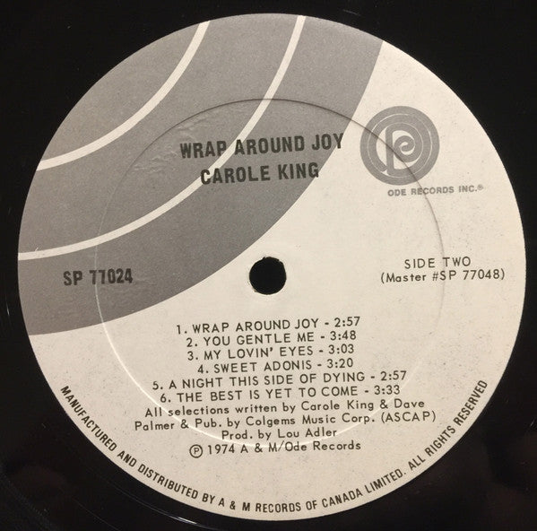 Carole King - Wrap Around Joy