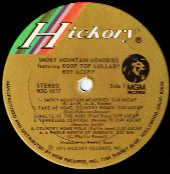 Roy Acuff - Smoky Mountain Memories
