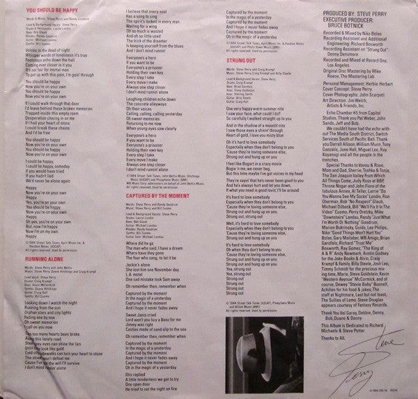 Steve Perry - Street Talk
