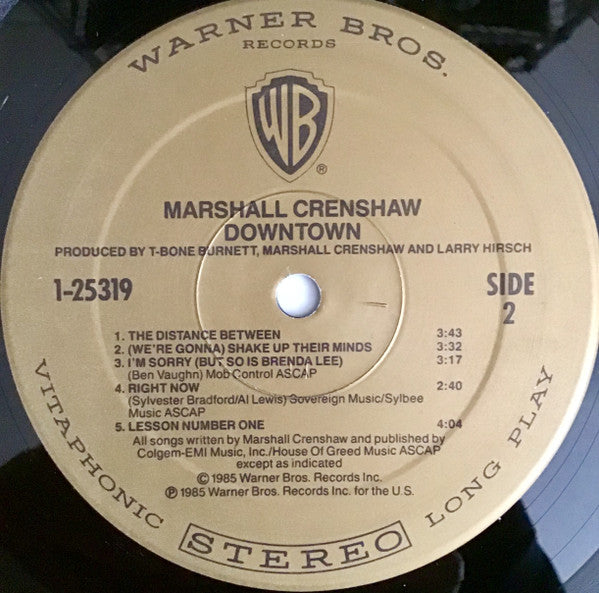 Marshall Crenshaw - Downtown