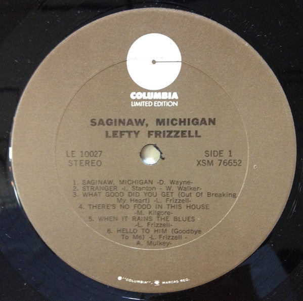 Lefty Frizzell - Saginaw Michigan
