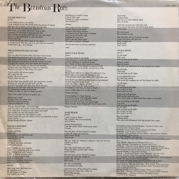 The Boomtown Rats - Mondo Bongo