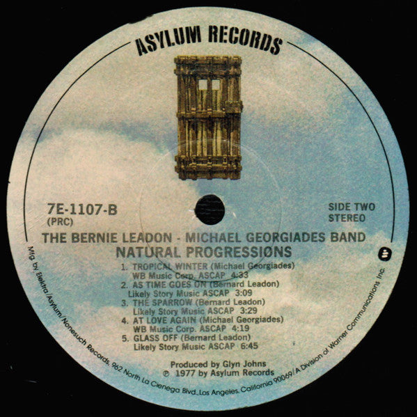 The Bernie Leadon-Michael Georgiades Band - Natural Progressions