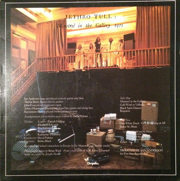 Jethro Tull - Minstrel In The Gallery