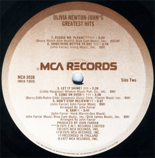 Olivia Newton-John - Olivia Newton-John's Greatest Hits