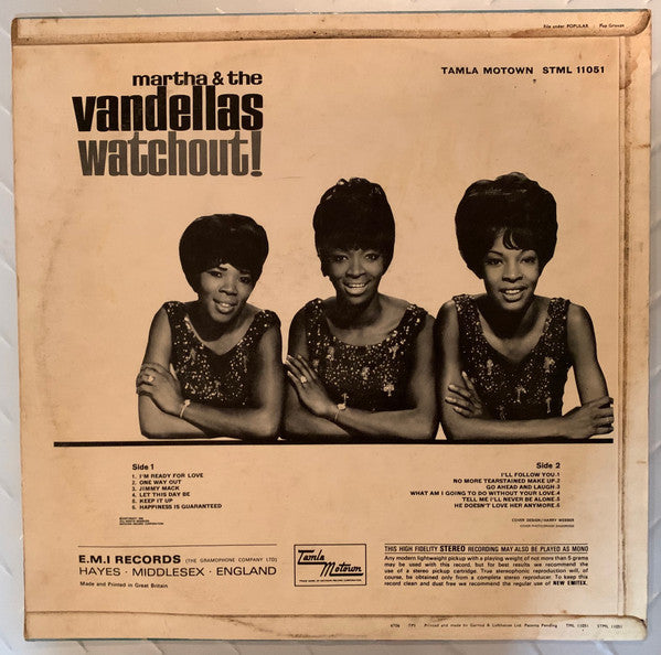 Martha Reeves & The Vandellas - Watchout!