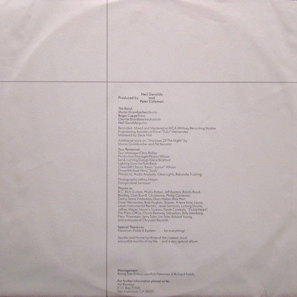 Pat Benatar - Get Nervous