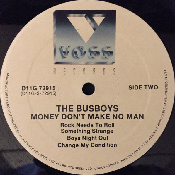 The Bus Boys - Money Don't Make No Man