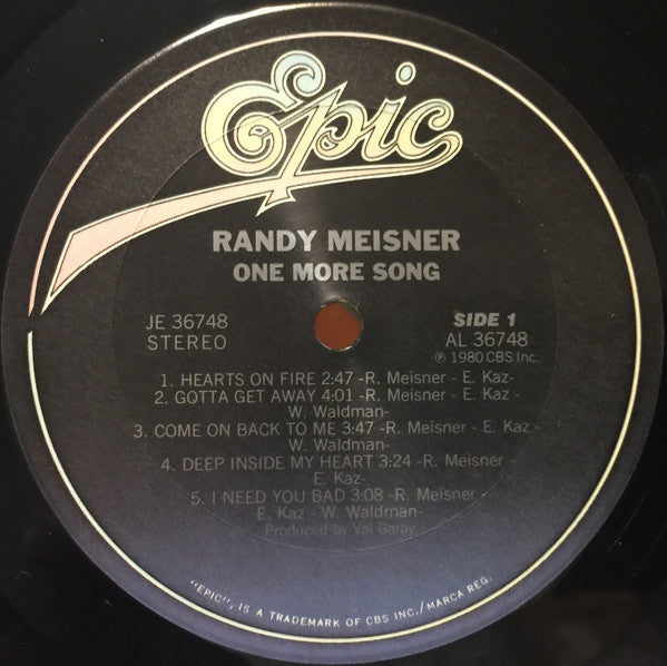 Randy Meisner - One More Song