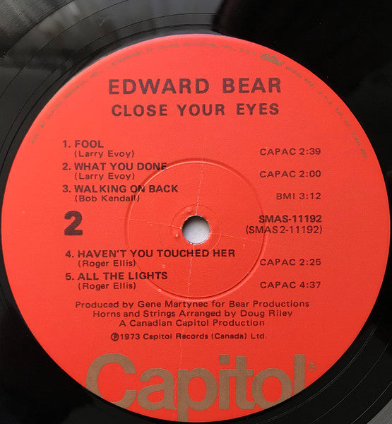 Edward Bear - Close Your Eyes