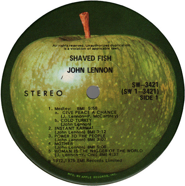 John Lennon - Shaved Fish