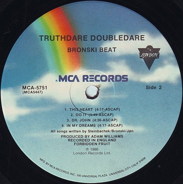 Bronski Beat - Truthdare Doubledare