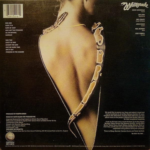 Whitesnake - Slide It In