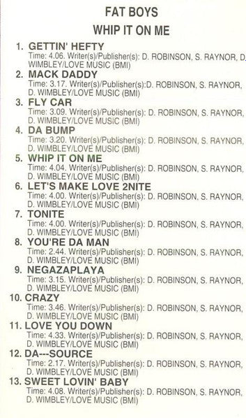 Fat Boys - Mack Daddy