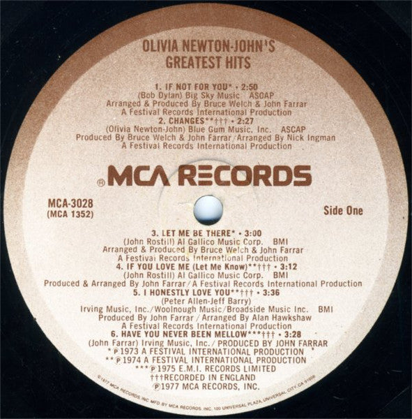 Olivia Newton-John - Olivia Newton-John's Greatest Hits
