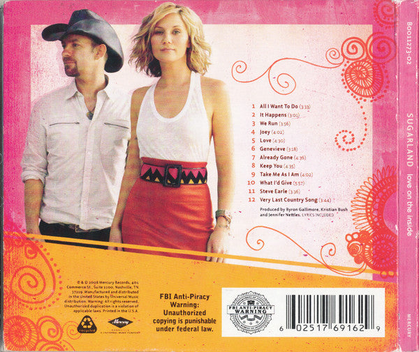 Sugarland (2) - Love On The Inside