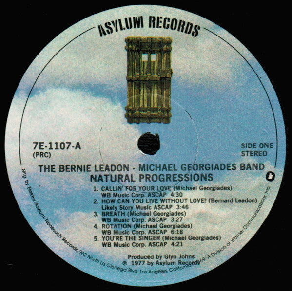 The Bernie Leadon-Michael Georgiades Band - Natural Progressions