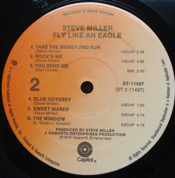 Steve Miller Band - Fly Like An Eagle