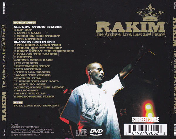 Rakim - The Archive: Live, Lost And Found