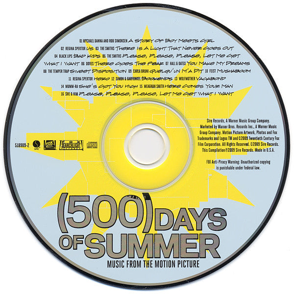 Various - (500) Days Of Summer (Music From The Motion Picture)