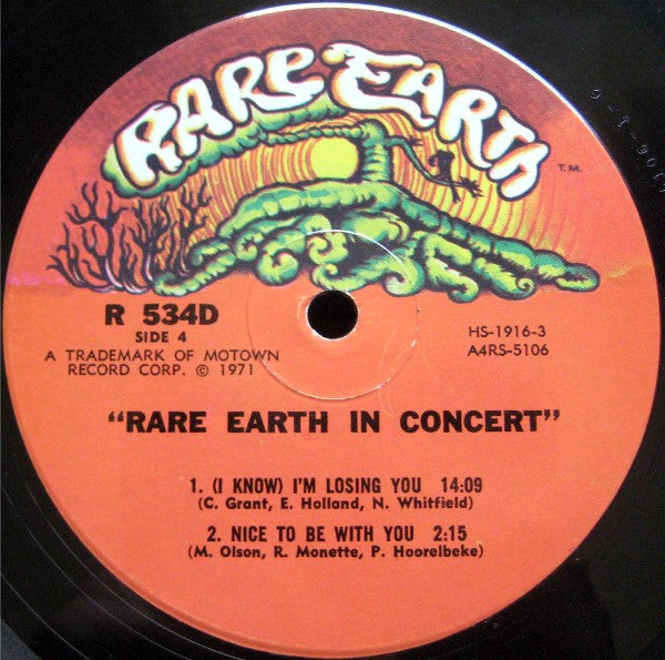 Rare Earth - Rare Earth In Concert