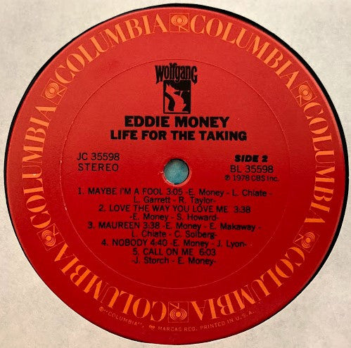 Eddie Money - Life For The Taking