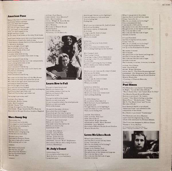 Paul Simon - There Goes Rhymin' Simon