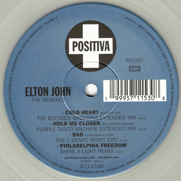 Elton John - Positiva Presents Elton John The Remixes