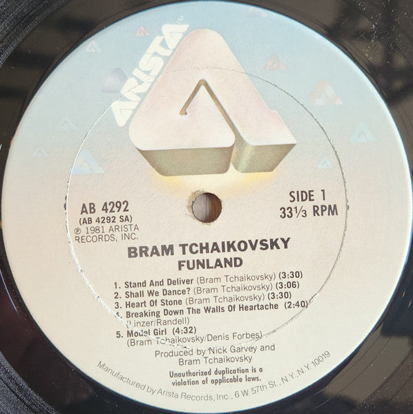 Bram Tchaikovsky - Funland