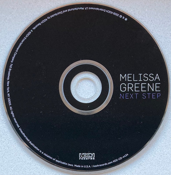 Melissa Greene - Next Step