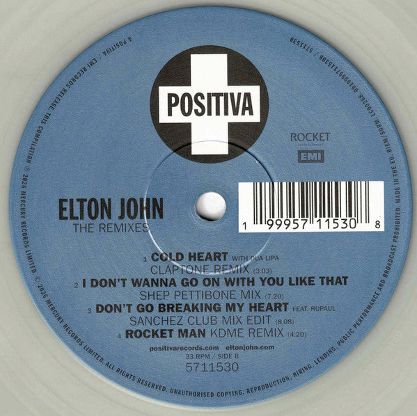 Elton John - Positiva Presents Elton John The Remixes