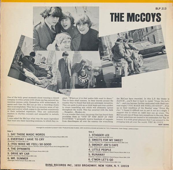 The McCoys - You Make Me Feel So Good