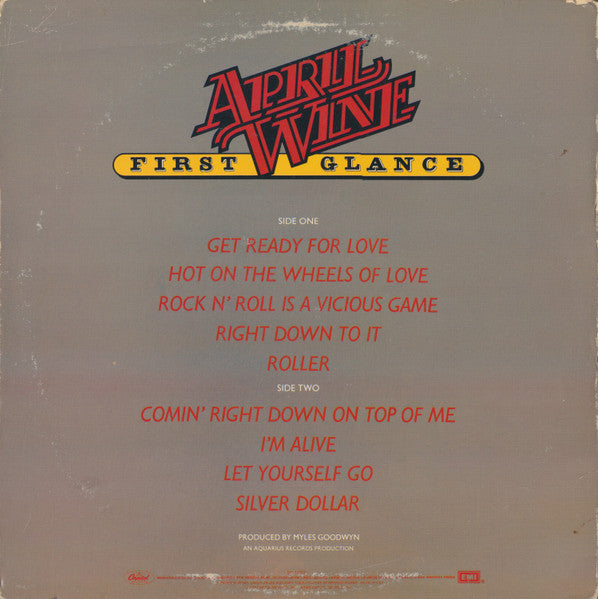 April Wine - First Glance