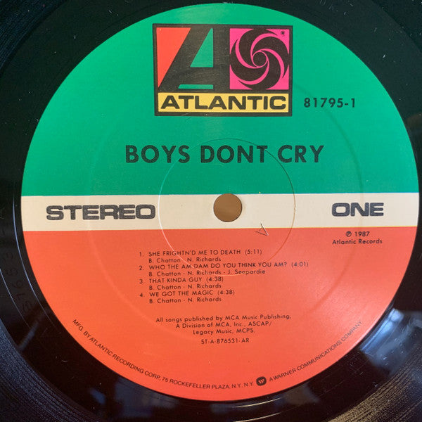 Boys Don't Cry - Boys Dont Cry