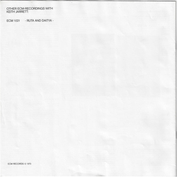Keith Jarrett - Solo Concerts: Bremen / Lausanne