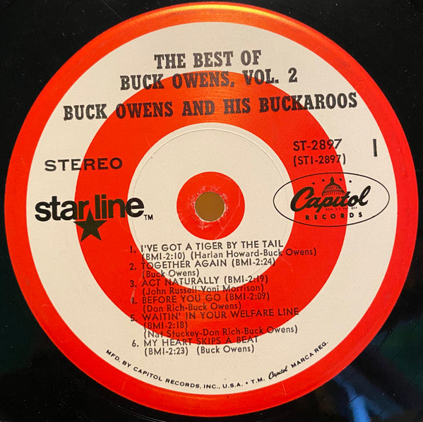 Buck Owens And His Buckaroos - The Best Of Buck Owens, Vol. 2
