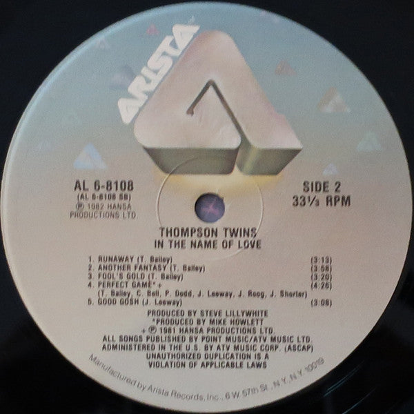 Thompson Twins - In The Name Of Love