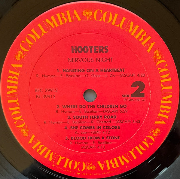 The Hooters - Nervous Night
