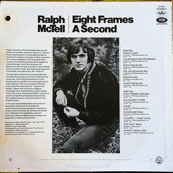 Ralph McTell - Eight Frames A Second
