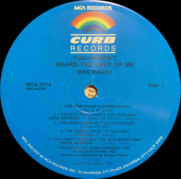 Moe Bandy - You Haven't Heard The Last Of Me