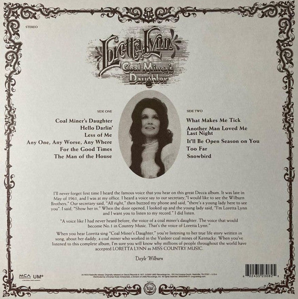 Loretta Lynn - Coal Miner’s Daughter
