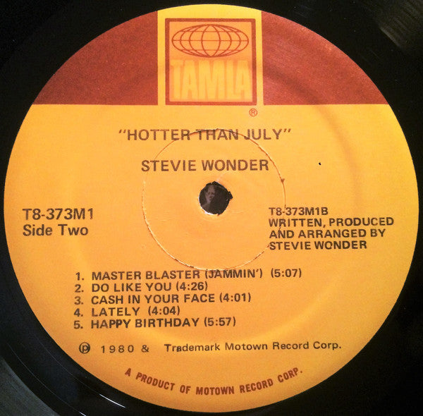 Stevie Wonder - Hotter Than July