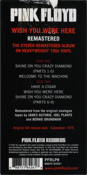 Pink Floyd - Wish You Were Here