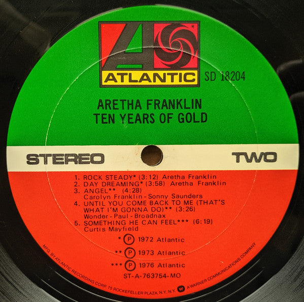 Aretha Franklin - Ten Years Of Gold