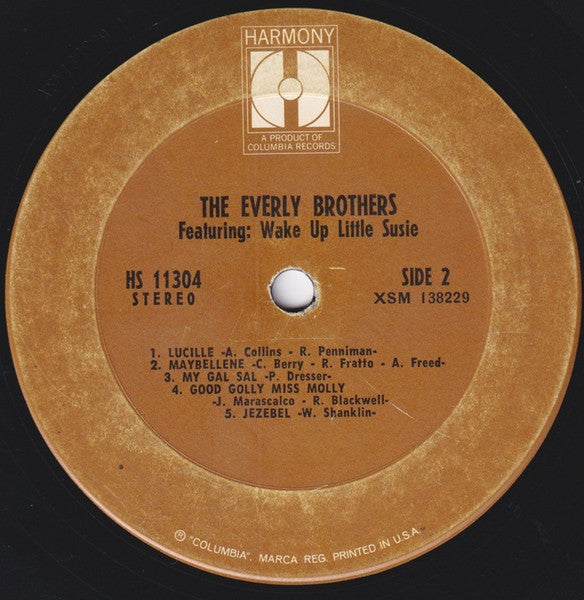 Everly Brothers - Featuring Wake Up Little Susie